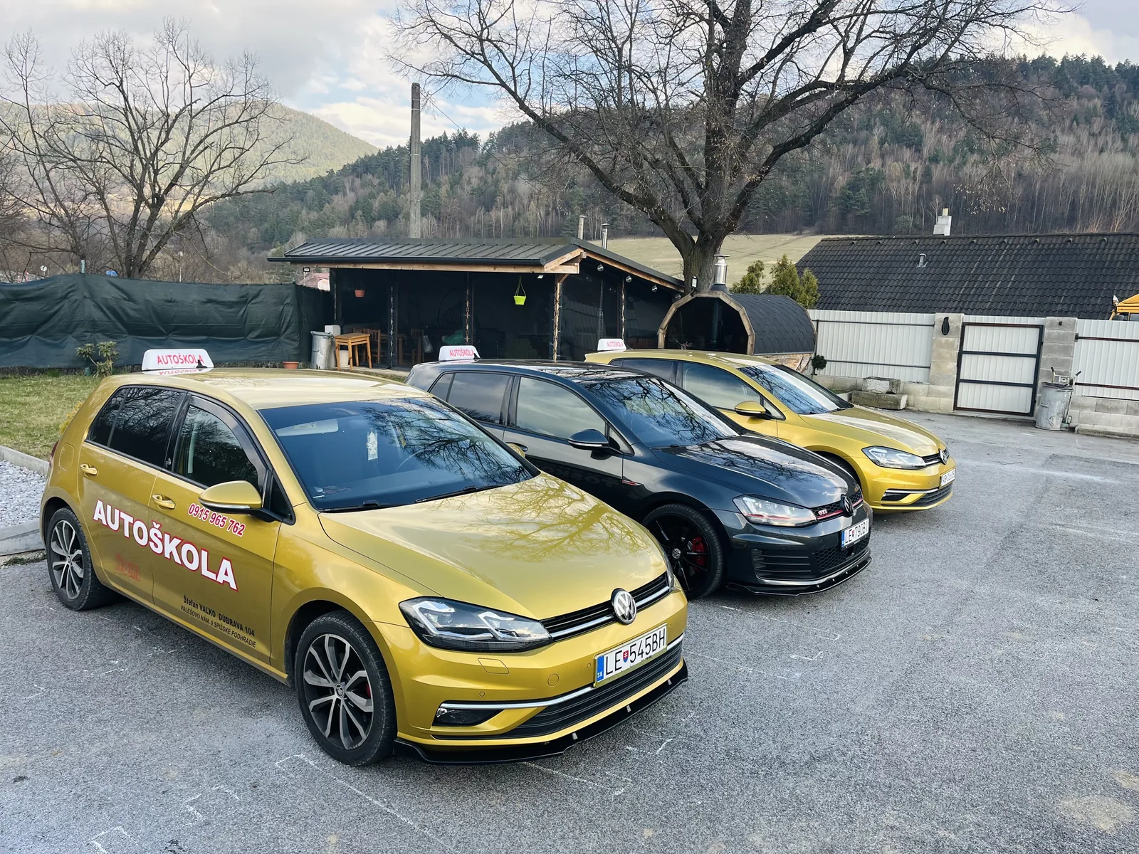 Cvičné vozidlá Autoškoly V&V - ňumi v Spišskom Podhradí